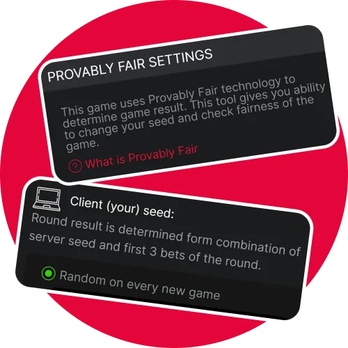 Verify the transparent Provably Fair system using the secure Aviator app.